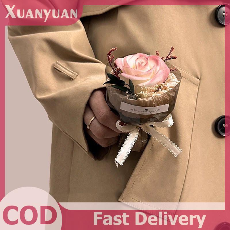 XUAN Pocket-Meeting Bó Hoa Nhỏ Hoa Hướng Dương Hoa Nhân Tạo Hộp Quà Tặng Ngày Lễ Tình Nhân Quà Tặng Sinh Nhật Trang Trí VN
