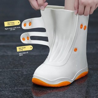 Bộ bao giày mưa silicone dày dặn - Chống nước, chống trượt, bền bỏi, dành cho người lớn & học sinh, dùng ngoài trời mưa