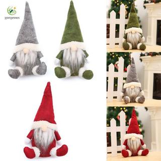 ⭐GROUS⭐Festive Faceless Santa Doll for Holiday Table Decor and Christmas Celebration