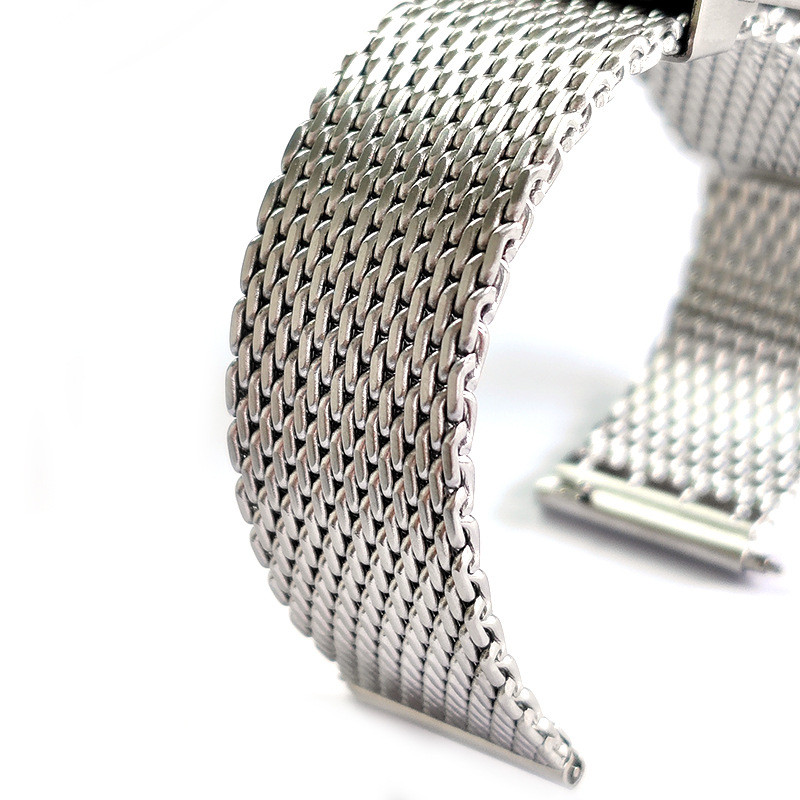 Khóa từ tính - Dây đeo đồng hồ bằng thép không gỉ Milanese lưới 1.0mm 20mm 22mm Dây đeo đồng hồ phát hành nhanh cho SEIKO 5 Diver Lặn cá ngừ Samurai Vòng tay nam nữ