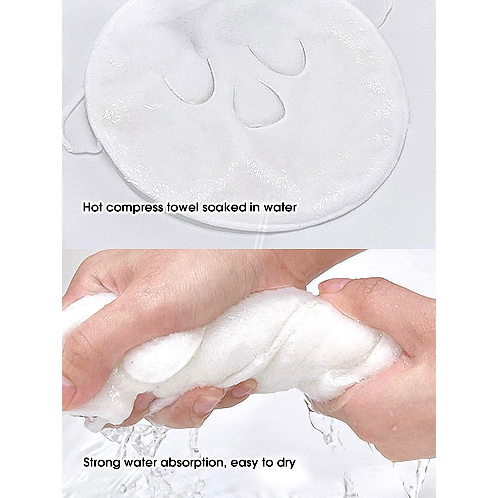 1 Khăn nóng / lạnh dày Khăn Cotton nguyên chất Mặt nạ SPA Mặt nạ nóng Mặt nạ làm đẹp dưỡng ẩm Trẻ hóa làm đẹp Làm
