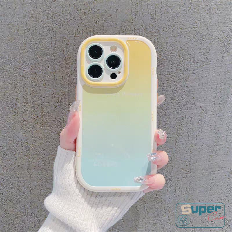 Ốp Lưng Cho Realme C67 C55 C51 C53 C63 C65 C25Y C33 Note 60 60X 50 C20A C61 5 C35 C30 C21Y C11 2020 C15 C30S C20 C11 2021 Thời Trang Gradient Nhiều Màu Sắc Đơn Giản Bảng Chữ Cái