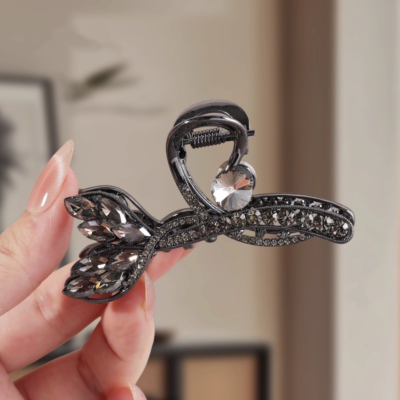 Kẹp Đuôi Cá Pha Lê Cao Cấp Dark Night Streamer - Phong Cách Kim Loại Cổ Điển