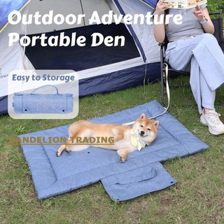 [DELION] Den phiêu lưu ngoài trời All-Season - Tấm lót chống nước HydroShield cho chó mèo, giường di động cho thú cưng chống nhai