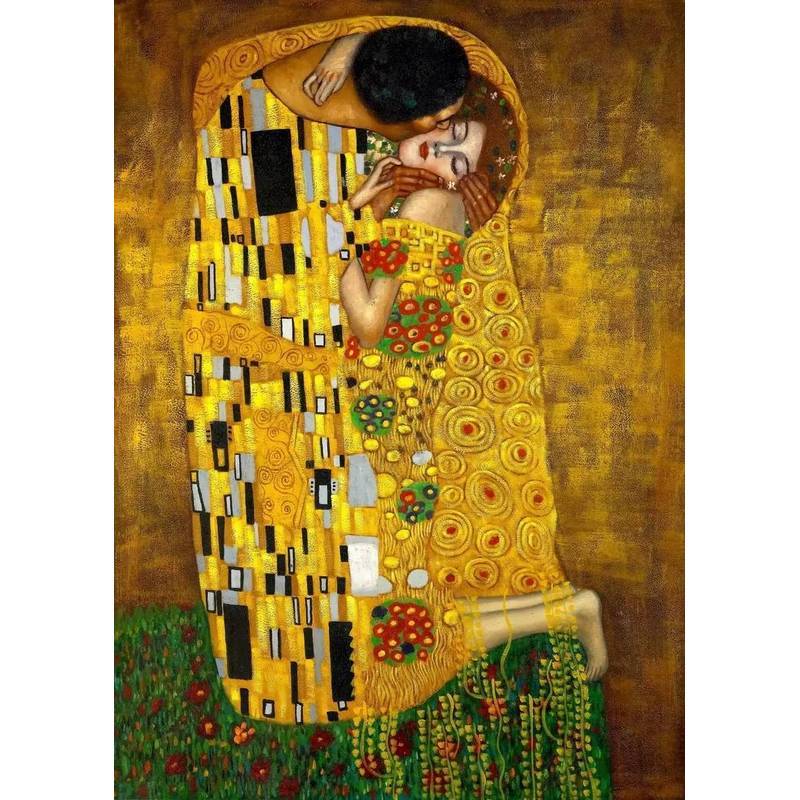 Nghệ Sĩ Gustav Klimt Bộ Sưu Tập Cổ Điển The KissFreya Nước Mắt Tranh Canvas In Poster Treo Tường Nghệ Thuật Hình Ảnh Cho Phòng Khách De