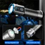 Đèn pin DONOVANQ EDC, Đèn pin LED hợp kim nhôm thiết kế đa chức năng, Đèn LED RGB đuôi bốn màu Đèn bên có thể sạc lại Câu cá khẩn cấp