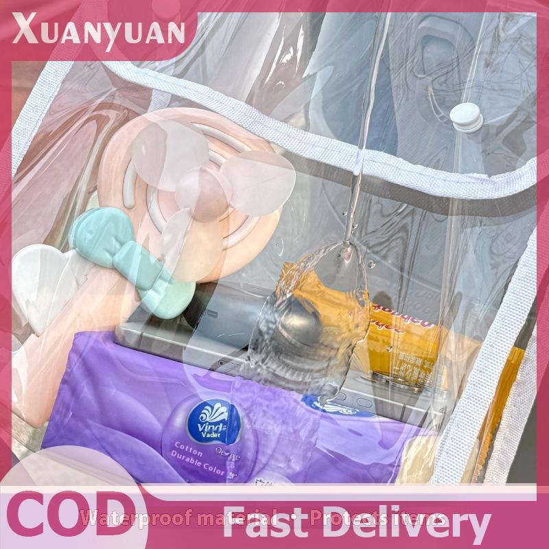 XUAN Xe Điện Trước Túi Chống Thấm Nước PVC Trong Suốt Xe Máy Lưu Trữ Túi Đi Túi Bảo Quản VN