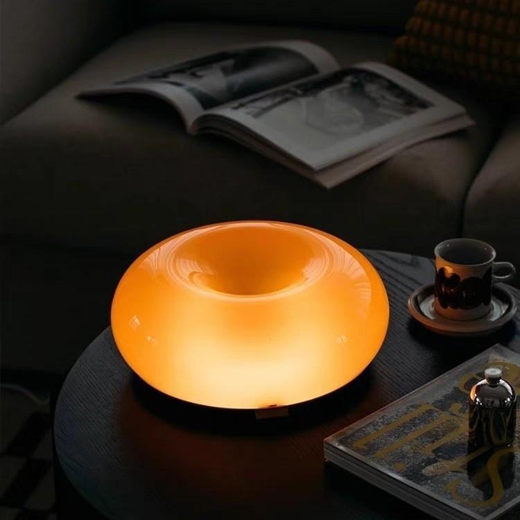 【Đèn Donut Ngọt Ngào】Đèn Tường Phòng Ngủ Kiểu Pháp - Đèn LED Không Khí Lãng Mạn, Đèn Ngủ Trang Trí Độc Đáo