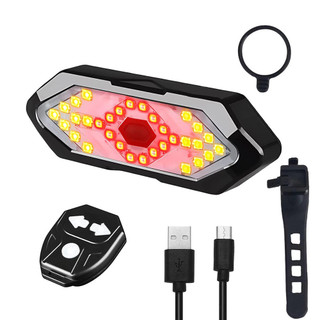 Đèn Xi Nhan Có Âm Thanh Điều Khiển Từ Xa Sạc Điện USB Cho Xe Đạp-Đèn Hậu Cảnh Báo An Toàn Ban Đêm Tiện Dụng