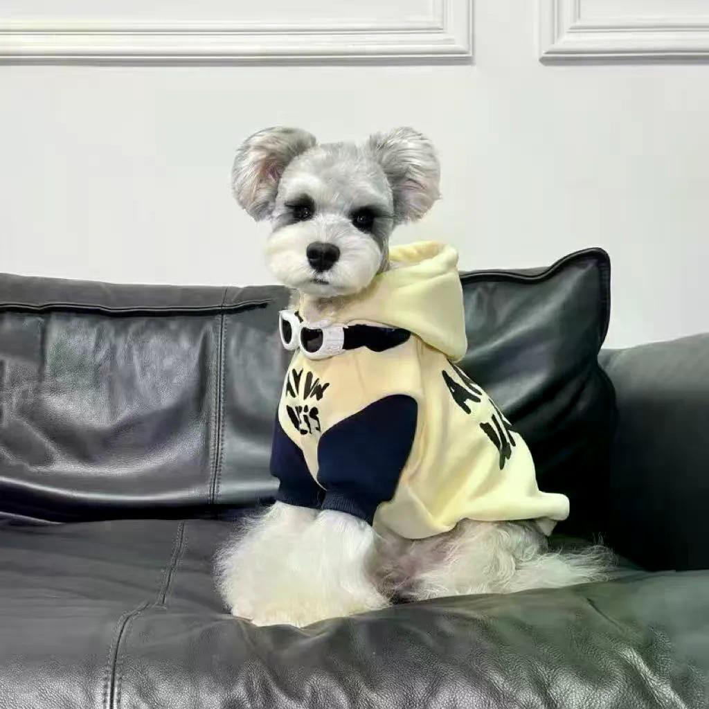 Quần Áo Thú Cưng Khâu Áo Cotton Dày Ấm Áp Teddy Bichon Chó Mùa Thu Đông Áo Khoác