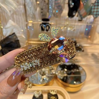 Kẹp Tóc Hình Thỏ Dễ Thương Full Kim Cương Giả, Sang Trọn - Phụ Kiên Tóc LJ1K