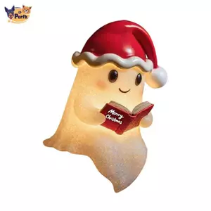 Ma Đọc Sách Đèn Trang Trí Halloween Trang Trí Để Bàn Trung Tâm Mặc Ông Già Noel Nón Chiếu Sáng Cho Xmas Mantle