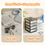 Combo 4 Hộp Đựng Đồ Đa Năng GADI Để Bàn, Có Thể Xếp Chồng, Tủ Nhựa Ngăn Kéo Đựng Tài Liệu, Mỹ Phẩm