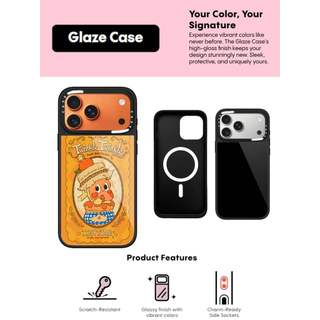 CASECASE X Star Tea Time Case Chống Trầy Xước Từ Hút Kính Dành Cho IPhone 17 Air 16 15 14 Pro Max Plus Ốp Lưng Cứng Có Hộp Khắc logo