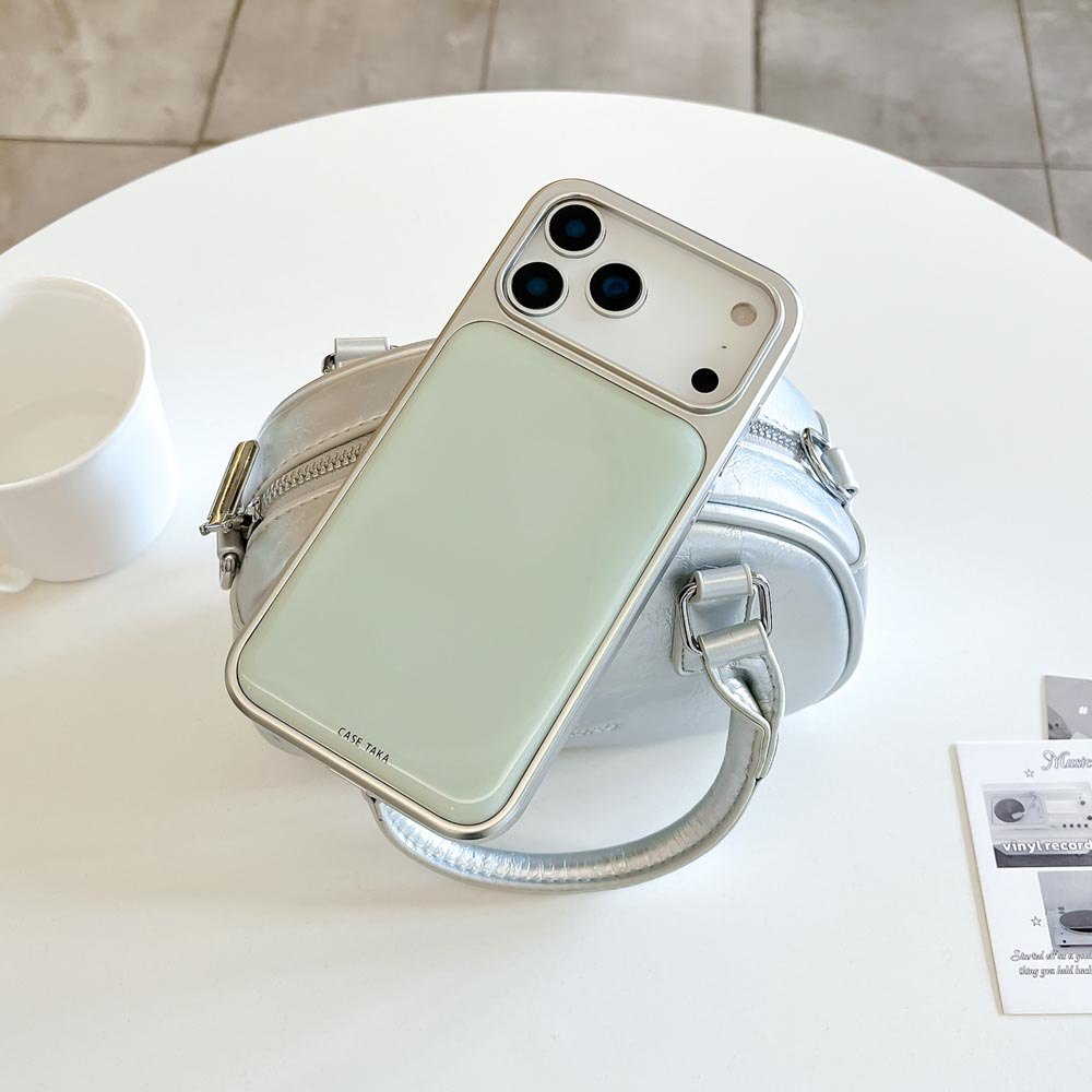 Ốp lưng cứng Tương thích với iPhone 13 14 14Pro 14ProMax 15 15Pro 15ProMax 16 16Pro 16ProMax 17 17Pro 17ProMax Ốp lưng họa tiết lục lam