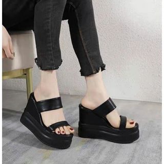 DÉP XUỒNG DA 2 QUAI BẢN CAO 12P DA XỊNHÀNG CAO CẤP SUN GX1 22