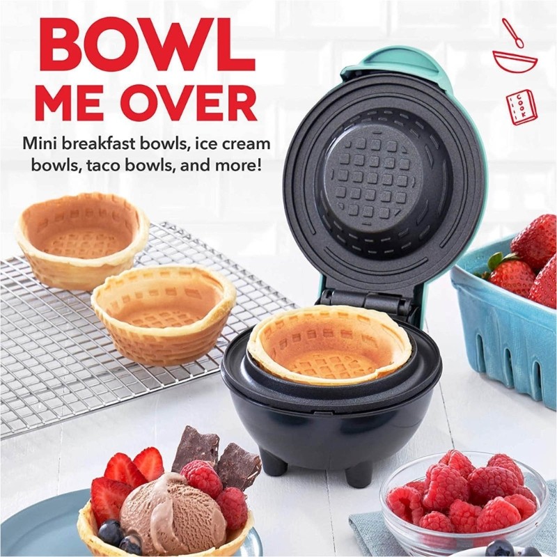 SHI Electric Waffle Bowl Maker 110V Máy Ăn Sáng Bánh Waffle Bánh Mì Pancake Maker Máy Ăn Sáng Cho Gia Đình Sử Dụng Nhà Bếp
