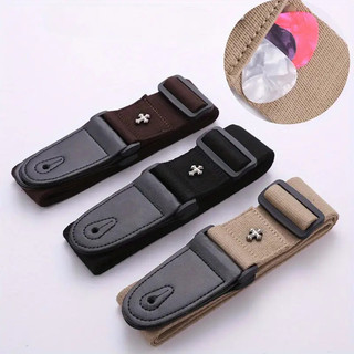 Bộ 6 Cái / 1 Bộ, Dây Đàn Guitar & Bass Có Thể Điều Chỉnh Có Phím & Hộp Chọn, Dây Đeo Đàn Guitar Hạng Nặng Có Khóa Chống Trơn Trượt Hệ Thống, Nylon Bền Đẹp / Xây Dựng - Dễ Vệ Sinh & Nhẹ