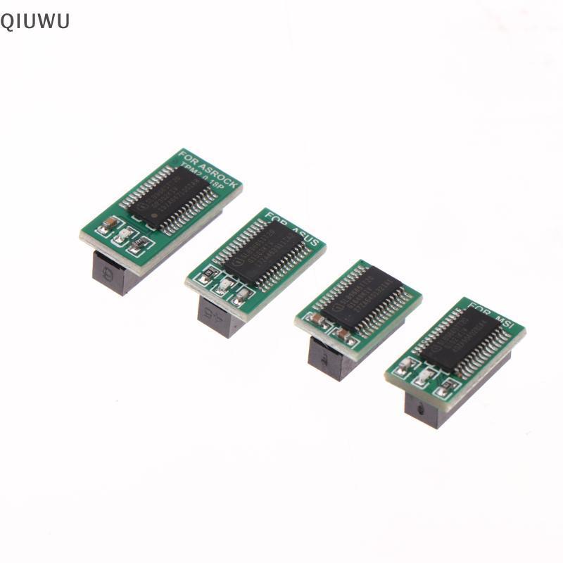 Mô-đun QIUWU TPM 2.0 12 / 14 / 18Pin Bo mạch chủ cho bảng mô-đun bảo mật MSI GIGABYTE ASRock.