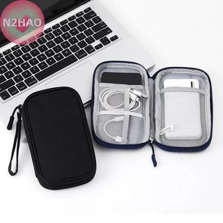 N2HAO Du Lịch Di Động Di Động Kỹ Thuật Số Túi Bảo Quản Sản Phẩm Kỹ Thuật Số USB Quản Lý Cáp Dữ Liệu Tai Nghe Di Động Túi Bảo Quản Điện n