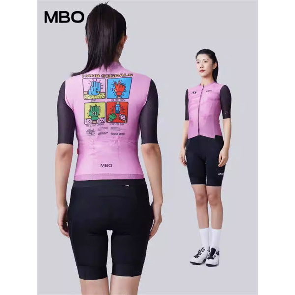 SS058B- Áo Đạp Xe MBO Nữ Magenta