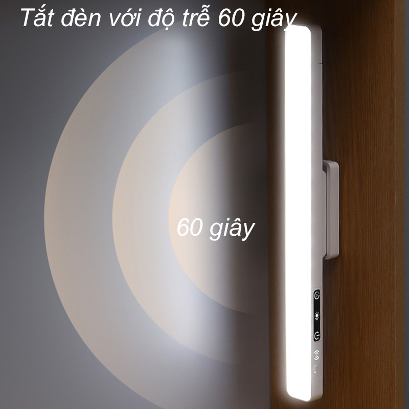 Đèn Học LED Chống Cận Tích Điện, Bảo Vệ Mắt, 5 Màu Sáng, Gắn Bàn Hoặc Dán Tường, Dễ Điều Chỉnh