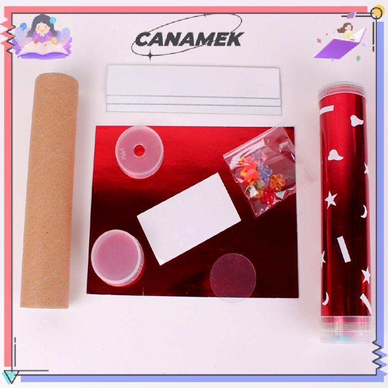 CANAMEK DIY Xoay Kính vạn hoa Bộ dụng cụ thí nghiệm khoa học Dụng cụ giảng dạy Mắt Tay Hợp tác Đồ chơi giáo dục cho trẻ em Quà tặng CSF