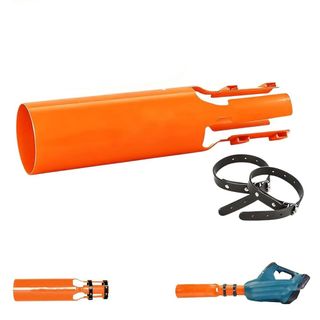 AUGUSTIN Airflow Booster, Dễ dàng gắn vòi phun tròn Máy thổi lá đính kèm, Bộ phận thay thế cầm tay Tất cả thời tiết Đôi luồng không khí Máy thổi lá tăng cường chăm sóc bãi cỏ