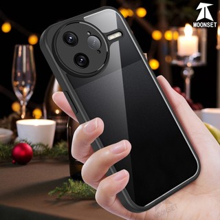 Dành Cho Redmi K80 Pro 5G Ốp điện thoại Cứng Trong Suốt Mặt Sau Aryclic Khung Silicon Mềm Chống Rơi Chống Sốc Mỏng Bao