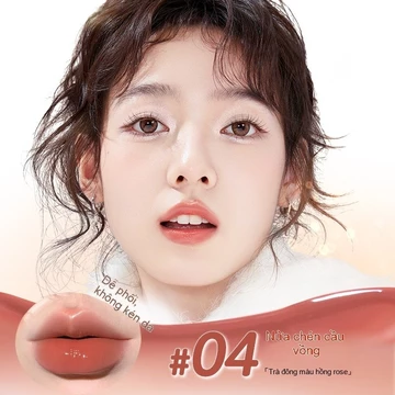 Judydoll Lingguang Son Môi Hydrating Gương Lip Glaze Dưỡng Ẩm Dưỡng Ẩm Làm Trắng Son Môi