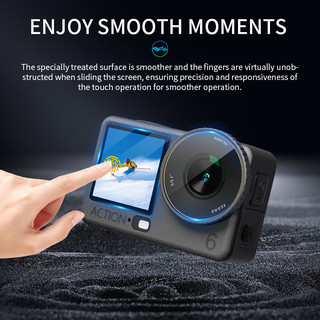 Dành Cho DJI Action6 Phim Cường Lực HD Chống Trầy Xước Chống Cháy Nổ Phim Bảo Vệ Máy Ảnh Thể Thao Phụ Kiện
