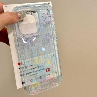 Ins Korea Catsle Glitter Bling Vỏ Cho iPhone 11 16 15 14 13 12 Pro Xs Max XR X 7 8 Plus Ốp Lưng TPU Mềm Ốp Lưng Điện Thoại Vỏ Bảo Vệ HD Clear Cover