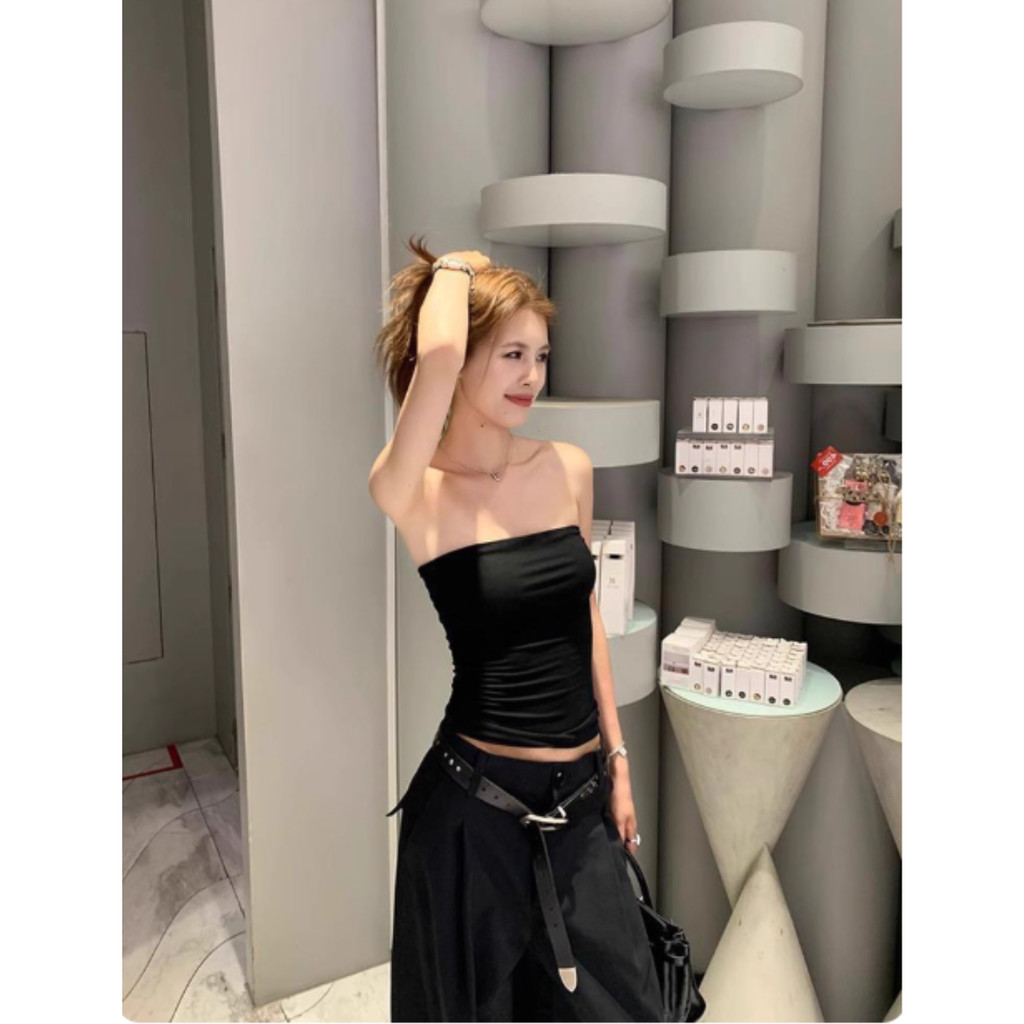 [KÈM MÚT] Áo ống trơn basic ôm body vải cotton mịn VENACHIC Women A055 | BigBuy360 - bigbuy360.vn