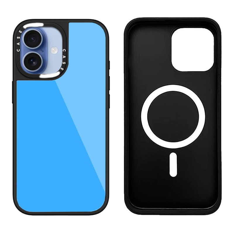 CASECASE X Tiffany Blue Series Glaze Chống Trầy Xước Từ Hút Ốp Lưng iPhone Cho IPhone 17 Air 16 15 14 Pro Max Plus Có Hộp Khắc logo