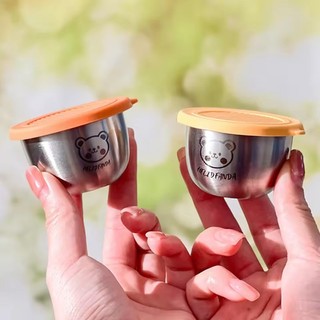 1 / 3 / 6 Cái Hộp Đựng Salad Inox 304 - Cốc Nước Sốt Di Động Nhà Bếp Sắp Xếp