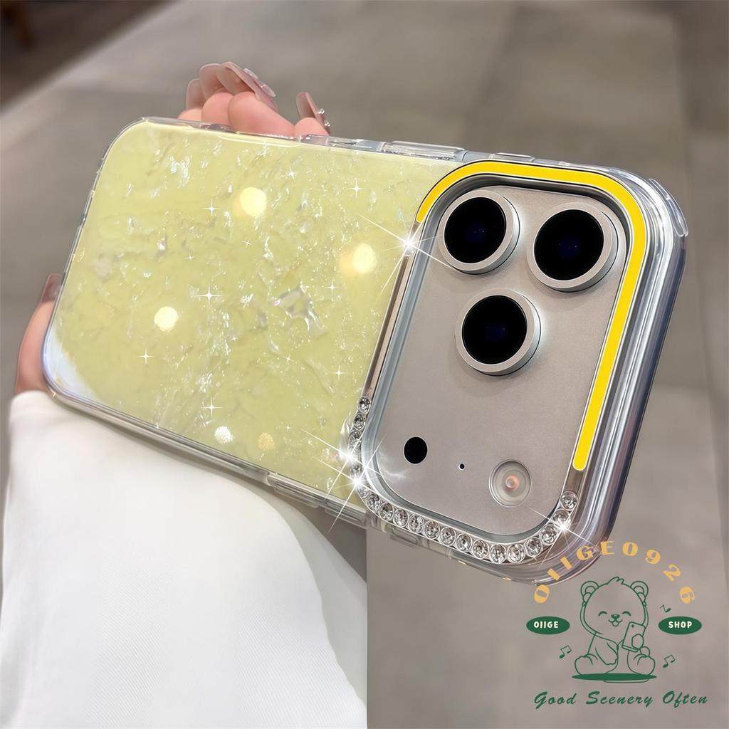 【 Ốp lưng iPhone17 】 Túi khí họa tiết đá cẩm thạch kim cương Vỏ điện thoại iphone17 Pro Max16 15 14 13 cho vỏ iPhone Vỏ mềm silicon TPU chống sốc