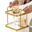 BỘ BÌNH THUỶ TINH TRANG TRÍ CAO CẤP MÀU HỔ PHÁCH - BÌNH THUỶ TINH 3.6 LÍT CHỊU NHIỆT TẶNG KÈM KỆ - TẶNG KÈM 4 CỐC