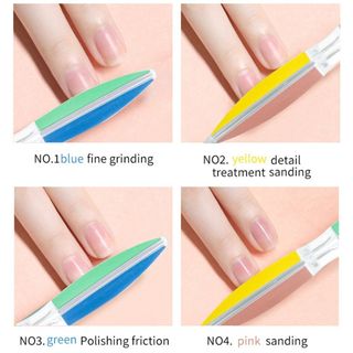 Gậy đánh bóng móng tay lục giác - Dụng cụ chăm sóc móng tay