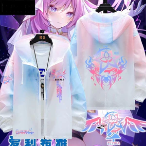 Honkai Star Rail Game Hàng hóa Miss Pink Fairy Elysia Áo khoác quần áo chống nắng mỏng dành cho nam và nữ gift