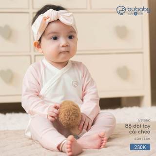 Bubaby IVS110800 Bộ dài tay cài chéo   🔅 T11.2