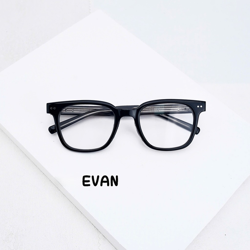 [Auth.entic] [Ảnh thật] Kính Cận G.M.Evan 01 Màu Đen