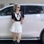 Chân Váy Nữ BABEE Dáng Ngắn Kiểu Xòe Xếp Ly Viền Ren Đính Nơ Xinh Xắn Dễ Thương Cá Tính