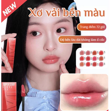 Son bóng 14 màu / Son bóng dưỡng ẩm và lên màu tốt / Son bóng ngọt ngào và căng mọng / Son bóng chống trượt