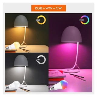Bóng đèn LED thông minh Bluetooth AC 85-265V bóng đèn chiếu sáng di động 15W E27 CW + WW LED gia đình đổi màu