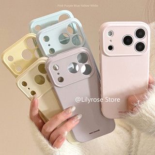 Ốp Điện Thoại TPU Xanh Cho iPhone 17ProMax 17Pro 17 16ProMax 16Pro 16 15ProMax 15Pro 15 14ProMax 14Pro 14 13ProMax 13Pro 13 12 Mềm Chống Rơi Apple iPhone Case Xanh Hồng Vàng