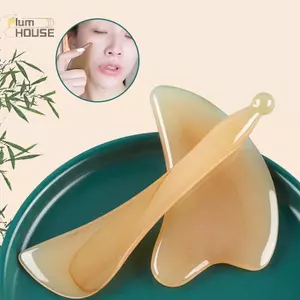 PlumHOUSE Da Cạo Nhựa Gua Sha Massage Ban Guasha Tấm Mặt Mắt SPA Máy Mát Xa Cạp Dụng Cụ Cho Mặt Cổ Lưng Chân Cơ VN