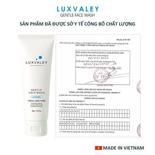 SỮA RỬA MẶT LUXVALEY CHO DA NHẠY CẢM – PH 5.5 AN TOÀN, LÀM DỊU VÀ PHỤC HỒI DA