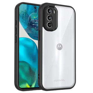Dành Cho Motorola Moto G52 / G82 5G Ốp điện thoại Cứng Trong Suốt Mặt Sau Aryclic Khung Silicon Mềm Chống Rơi Chống Sốc Mỏng Bao