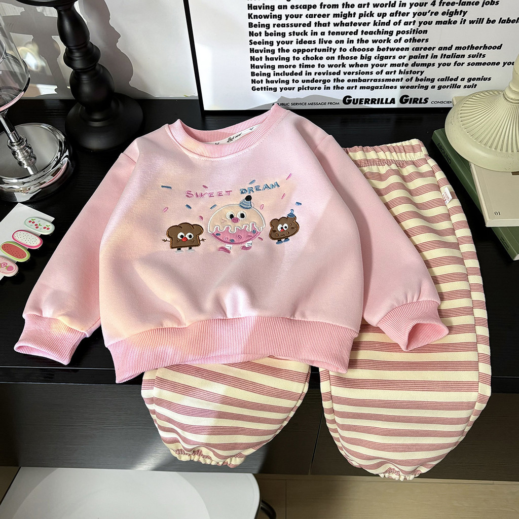 Áo Sơ Mi Bé Gái Phù Hợp Với Trứng Bé Trai Thời Trang Thu Đông Thường Ngày Bộ Đồ Hai Mảnh Kích Thước 73-130​ NYXN