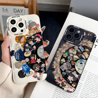 Ốp điện thoại Shatou Records cho iPhone 17 / 17Air / 16E / 15 Plus / 14 / 13 / 12 / 11 / Pro Max. Chống sốc rơi. Hộp đựng túi khí kiểu áo khoác silicon lỏng che phủ toàn diện